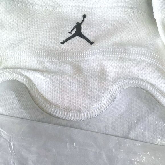 Nike Jordan NBA Basketball White Compression Knee Pad Set 2X/3X CU6678-101 New - Picture 4 of 6